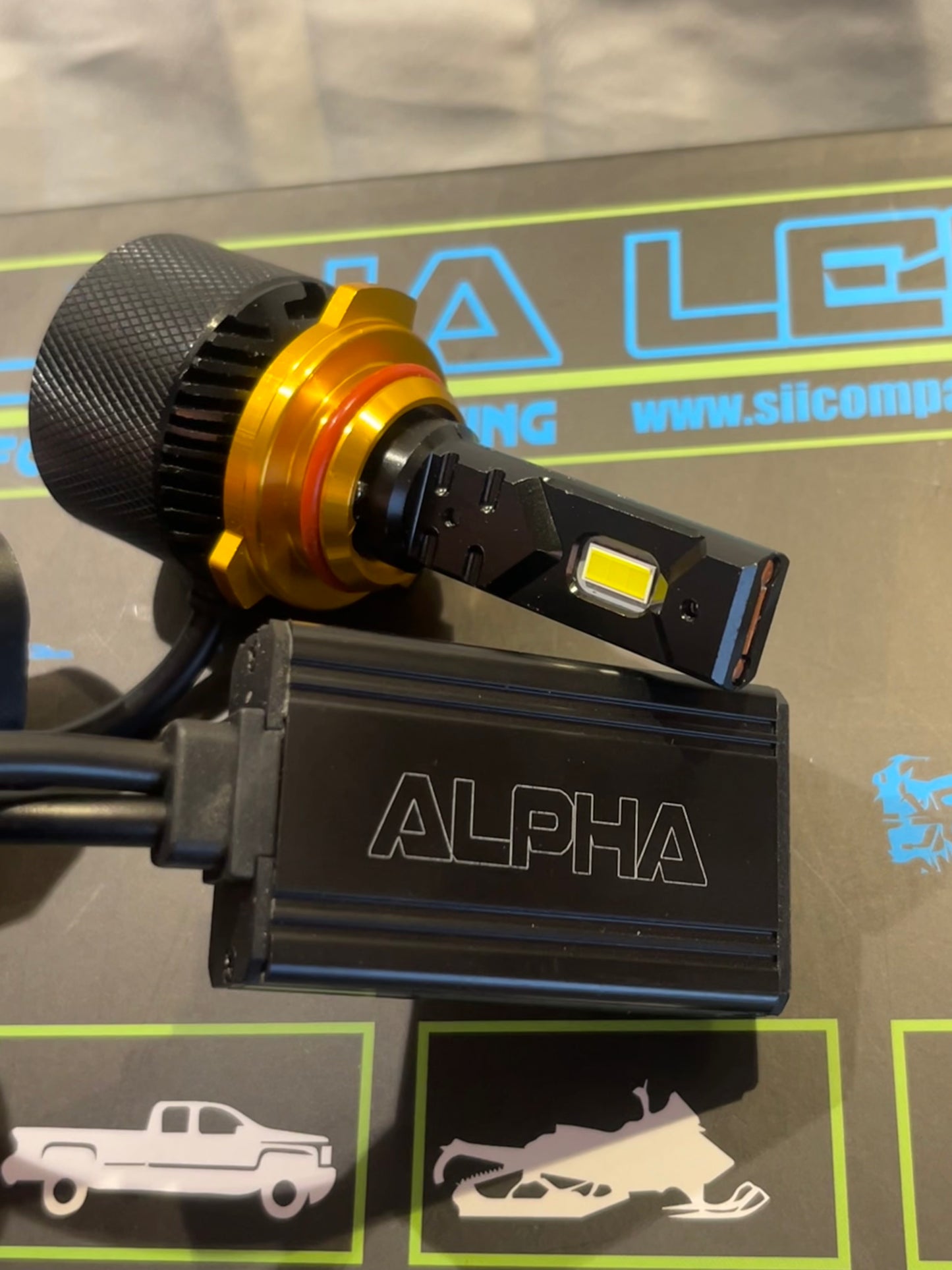 9012 ALPHA LED headlight (PAIR)