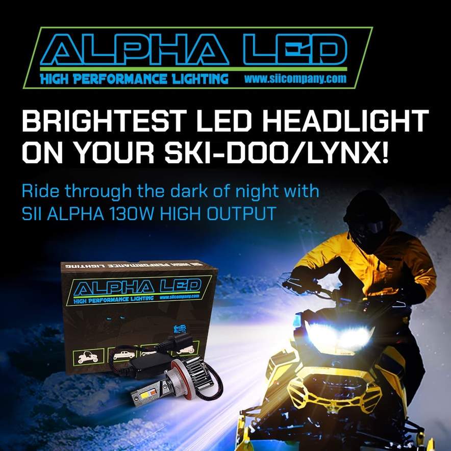 ALPHA LED 13,000LM headlight